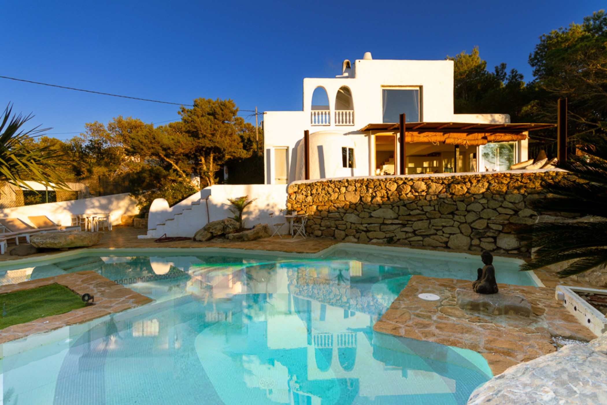 The stunning villa with amazing sea and sunset views